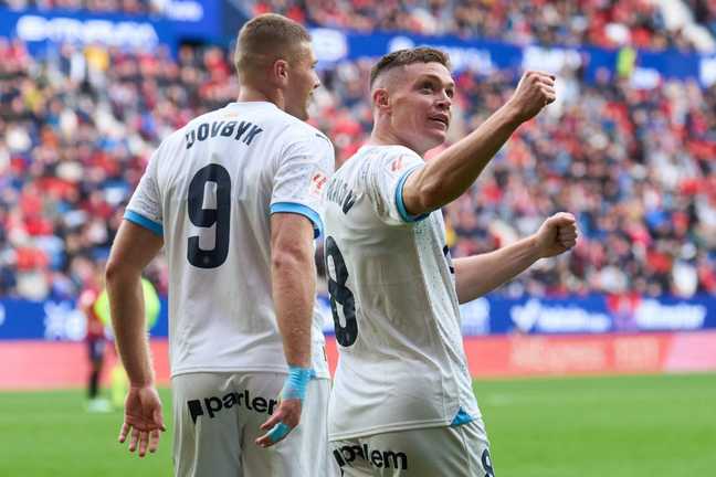 Виктор Цыганков и Артем Довбик / Фото: Getty Images Виктор Цыганков и Артем Довбик / Фото: Getty Images