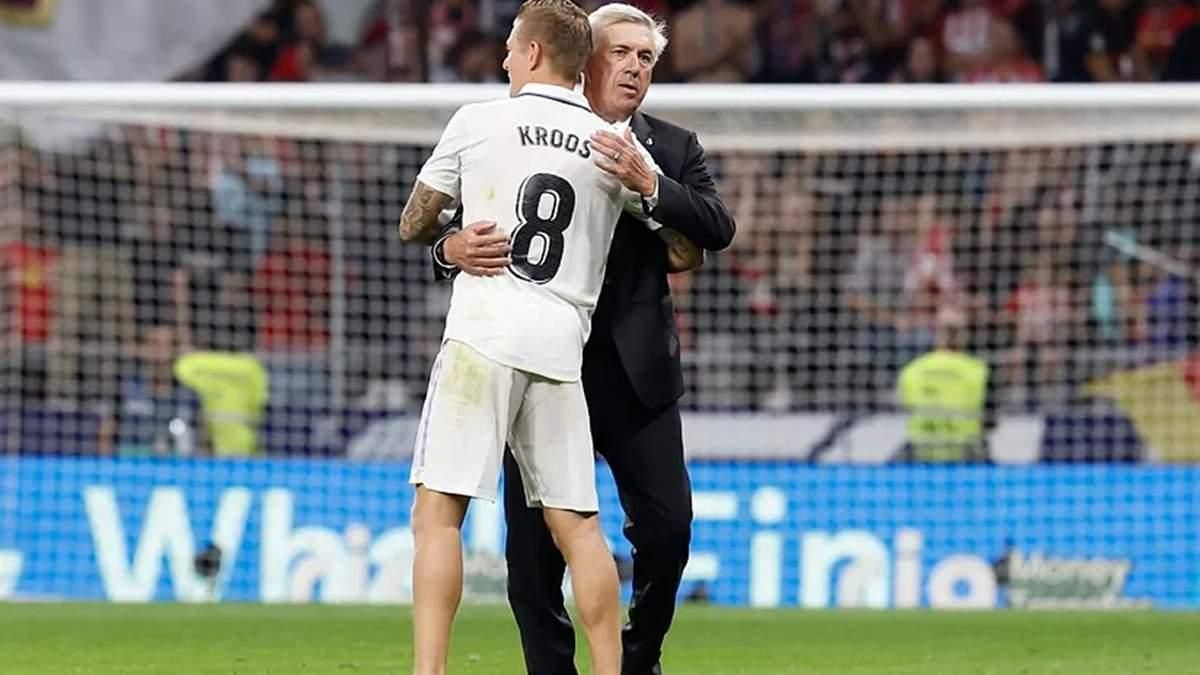 Анчелотті та Тоні Кроос / Фото EFE 