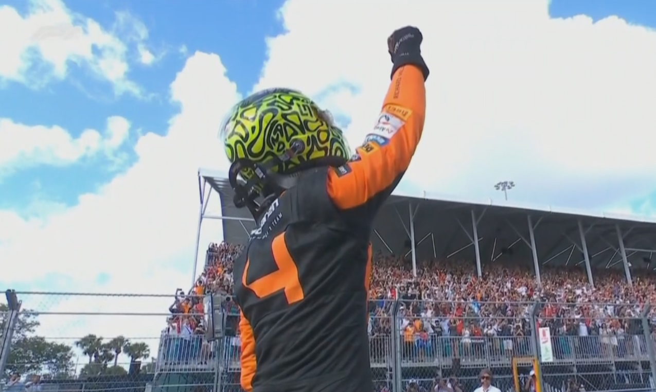 Ландо Норрис / Скриншот из видео Ландо Норрис / Скриншот из видео