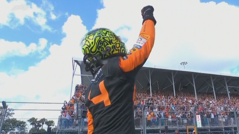 Ландо Норріс / Скріншот з відео Ландо Норріс / Скріншот з відео