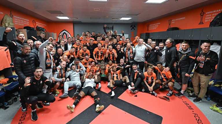 Гравці Шахтаря / Фото: прес-служба "гірників" Гравці Шахтаря / Фото: прес-служба "гірників"