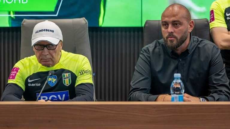 Геннадий Буткевич и Имад Ашур / Фото ФК Полесье Геннадий Буткевич и Имад Ашур / Фото ФК Полесье