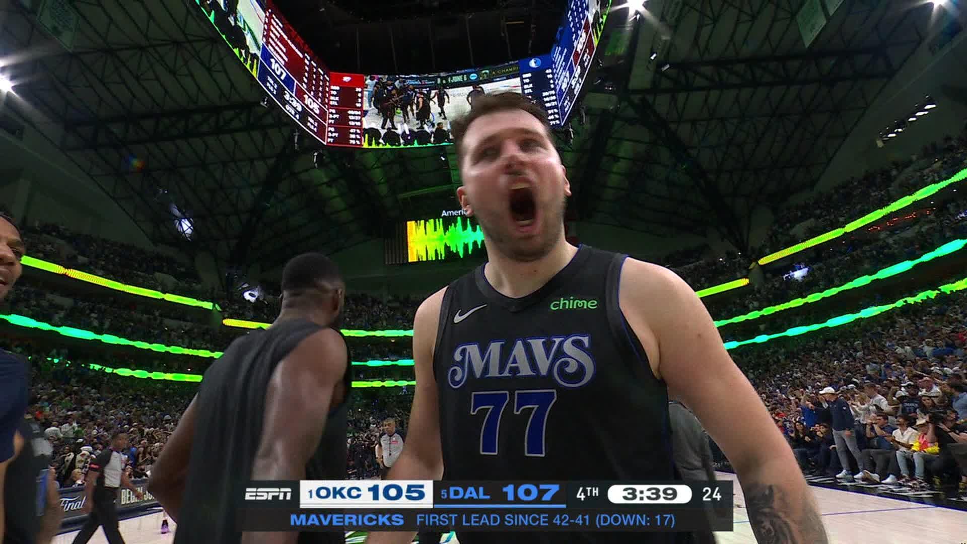 Лука Дончич / Скриншот трансляции Лука Дончич / Скриншот трансляции