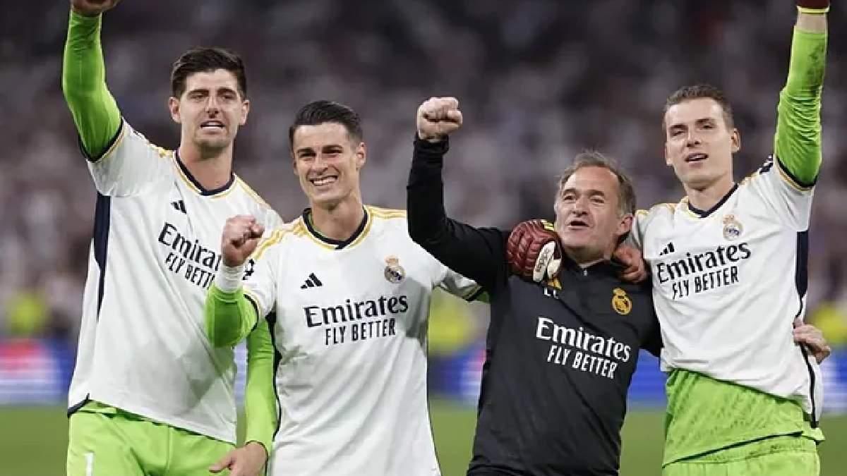 Куртуа, Кепа, Льопис и Лунин / Фото C. Rey