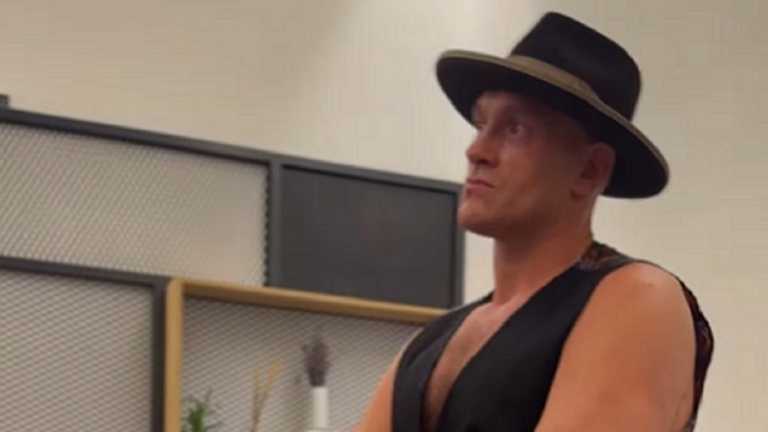 Тайсон Ф'юрі / Скріншот з відео Тайсон Ф'юрі / Скріншот з відео