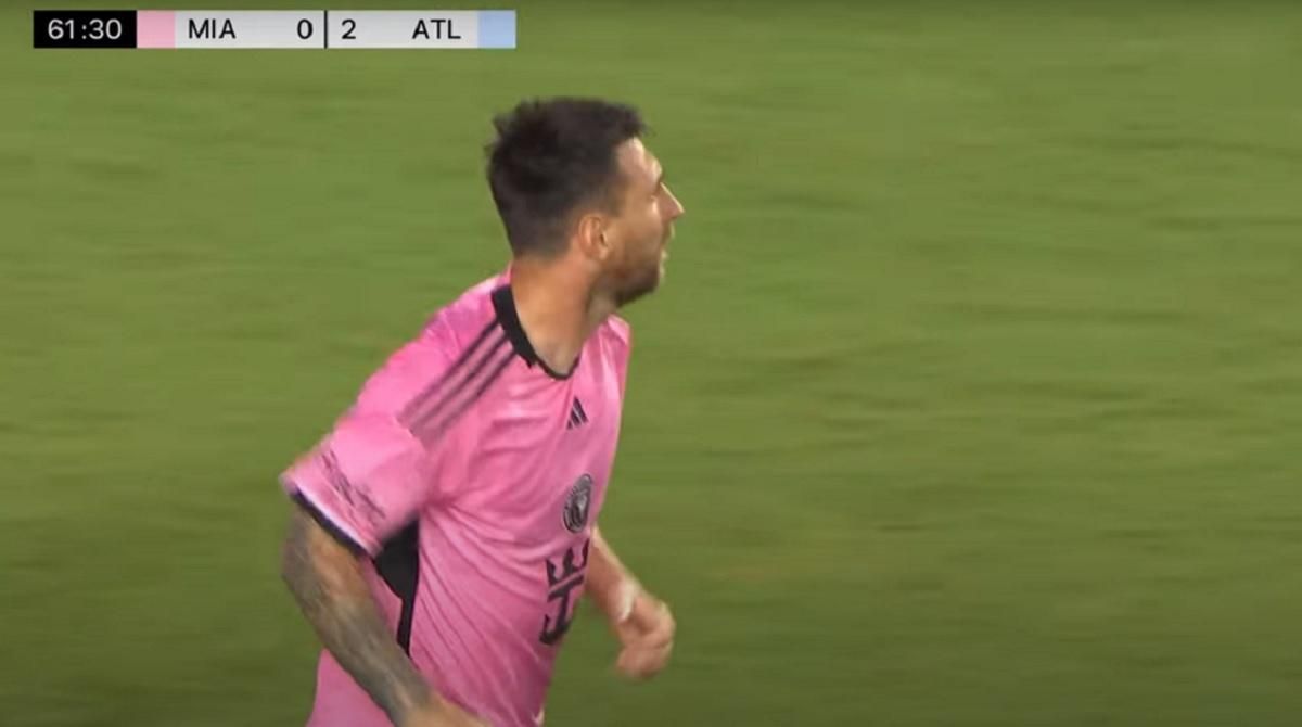 Ліонель Мессі / Скріншот з трансляції