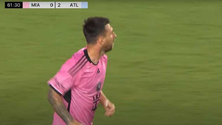 Ліонель Мессі / Скріншот з трансляції Ліонель Мессі / Скріншот з трансляції