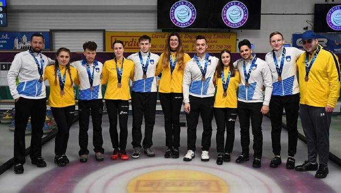 Женская сборная Украины по керлингу впервые завоевала медали на чемпионате Европы