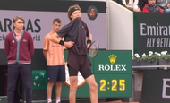 Італійський тенісист довів до сказу росіянина на Ролан Гаррос – відео 