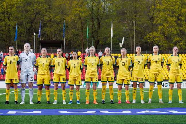 Жіноча збірна Литви з футболу / Фото LFF