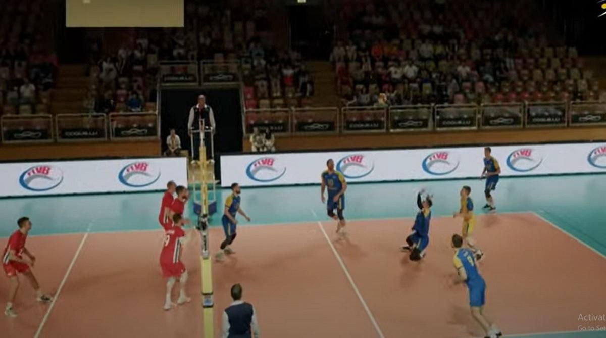 Україна поступилася Чехії / Скріншот з трансляції Україна поступилася Чехії / Скріншот з трансляції