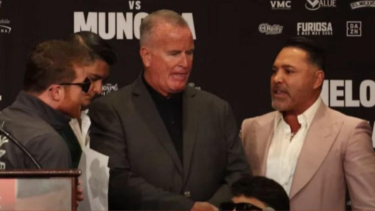 Оскар Де Ла Хойя и Канело / Скриншот Оскар Де Ла Хойя и Канело / Скриншот