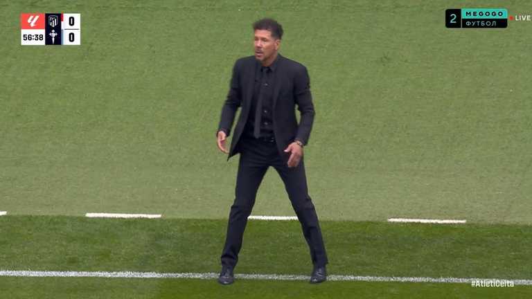 Диего Симеоне / Скриншот с трансляции Диего Симеоне / Скриншот с трансляции