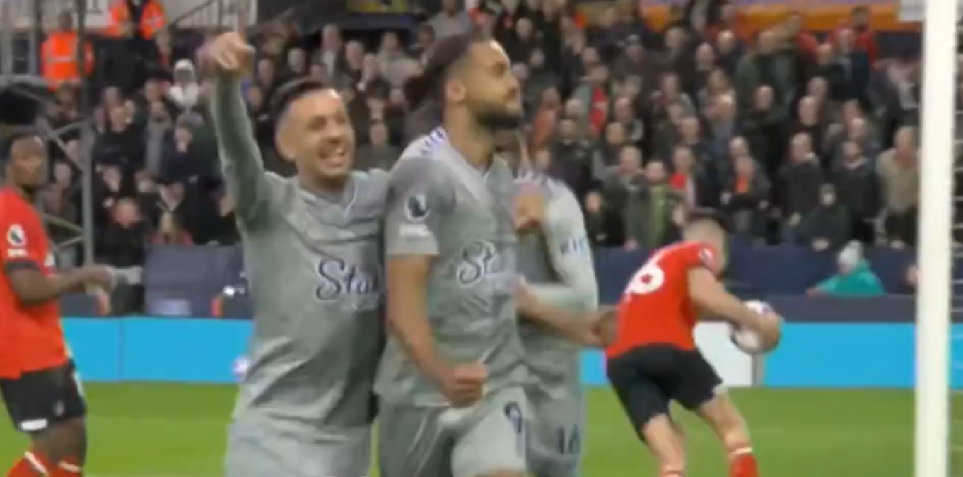 Лутон – Евертон / Скріншот з відео