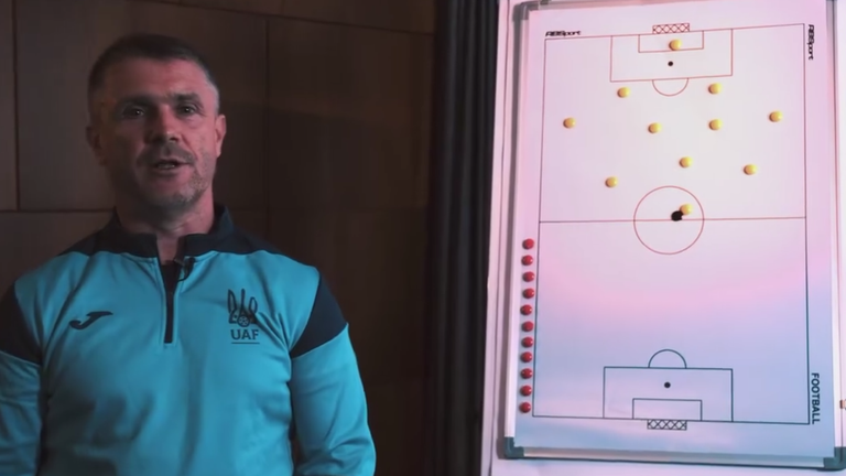 Сергій Ребров / Скріншот з відео Сергій Ребров / Скріншот з відео