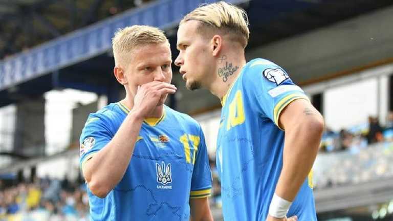 Олександр Зінченко і Михайло Мудрик / Фото О. Васильєвої Олександр Зінченко і Михайло Мудрик / Фото О. Васильєвої