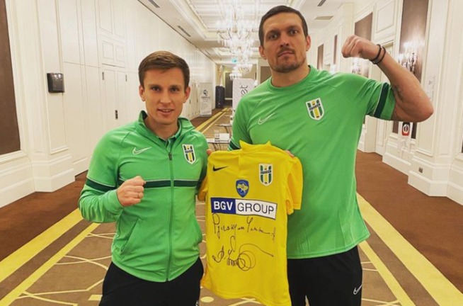 Руслан Бабенко и Александр Усик / Фото из Instagram Руслан Бабенко и Александр Усик / Фото из Instagram