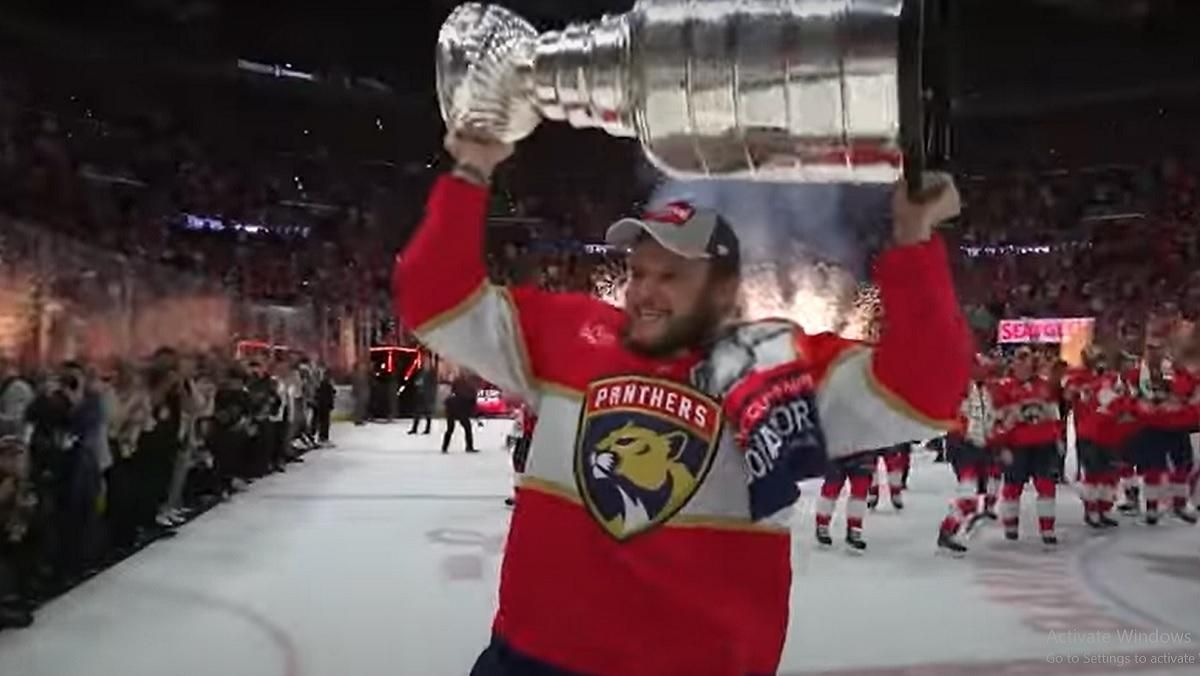 Игроки Флориды торжествуют / Скриншот с трансляции