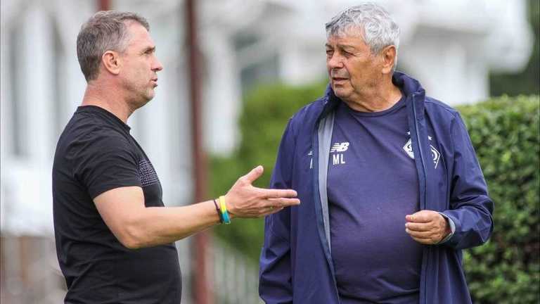 Ребров і Луческу / Фото Динамо Ребров і Луческу / Фото Динамо