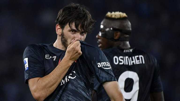 Хвіча Кварацхелія / Скріншот з трансляція Хвіча Кварацхелія / Скріншот з трансляція