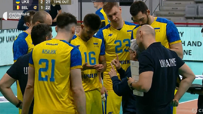 Мужская сборная Украины по волейболу уступила Бельгии, но вышла в Финал четырех Золотой Евролиги