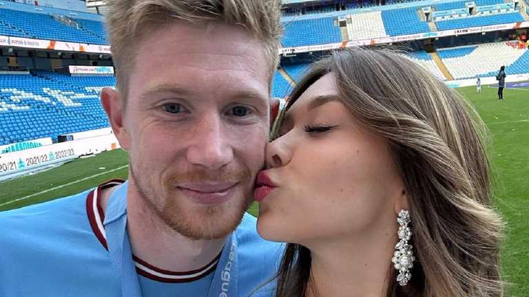 Кевин де Брюйне и Мишель Лакруа / Фото: instagram.com/lacroixmichele Кевин де Брюйне и Мишель Лакруа / Фото: instagram.com/lacroixmichele