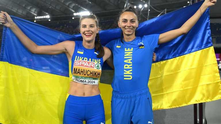 Ярослава Магучіх та Ірина Геращенко / Фото instagram.com/athletics.weekly Ярослава Магучіх та Ірина Геращенко / Фото instagram.com/athletics.weekly