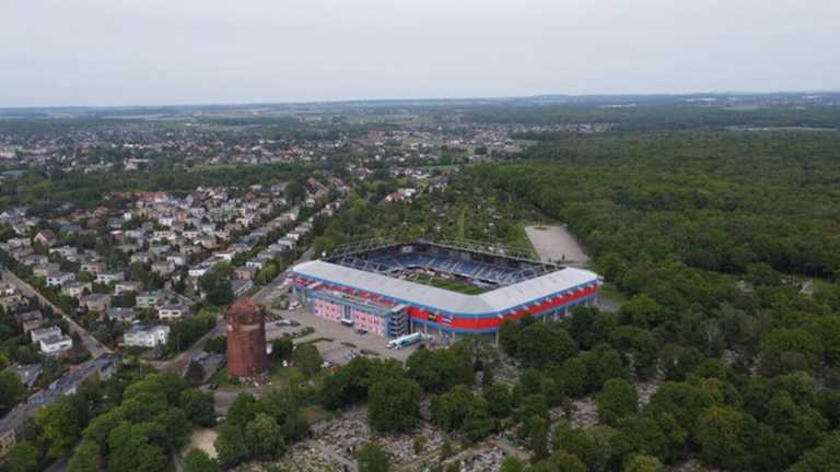 Міський стадіон у Глівіце / фото: ФК Полісся Міський стадіон у Глівіце / фото: ФК Полісся