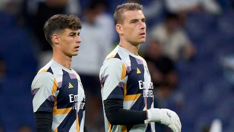 Кепа и Лунин на тренировке / фото: Diego Souto/Quality Sport Images/Getty Images Кепа и Лунин на тренировке / фото: Diego Souto/Quality Sport Images/Getty Images