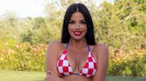 Міс Хорватія зчепилася із сексапільною німецькою ведучою – під прицілом еротичний гардероб фанатки "картатих" на Євро-2024