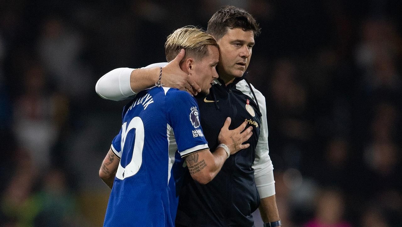 Михаил Мудрик и Маурисио Почеттино / Getty Images Михаил Мудрик и Маурисио Почеттино / Getty Images