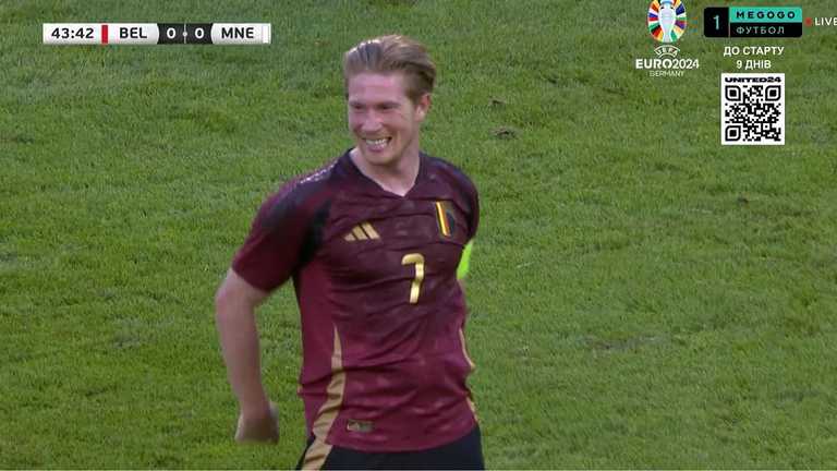 Кевін Де Брюйне / Скріншот з трансляції Кевін Де Брюйне / Скріншот з трансляції