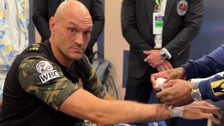 Тайсон Ф'юрі / стоп-кадр з відео Тайсон Ф'юрі / стоп-кадр з відео