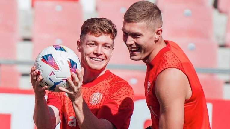 Циганков і Довбик / Фото ФК Жирона Циганков і Довбик / Фото ФК Жирона