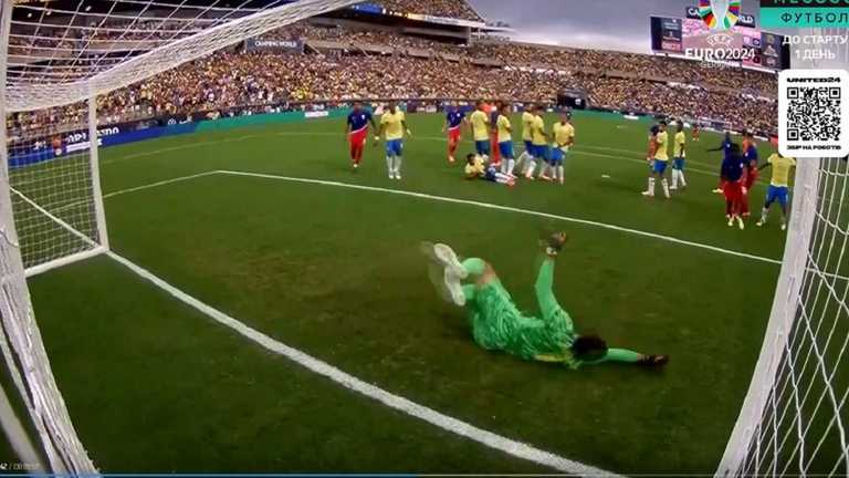 США і Бразилія розписали нічию / Скріншот з трансляції США і Бразилія розписали нічию / Скріншот з трансляції