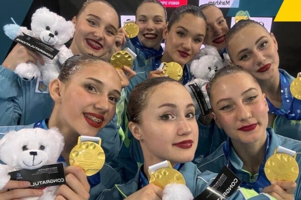 Сборная Украины по артистическому плаванию / фото: НОК