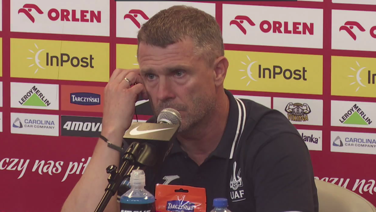 Сергій Ребров / Скріншот з відео Сергій Ребров / Скріншот з відео