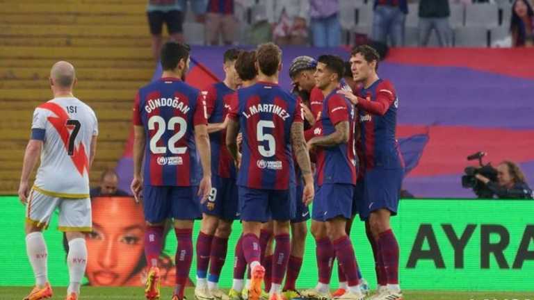 Игроки Барселоны / фото: Ла Лига Игроки Барселоны / фото: Ла Лига