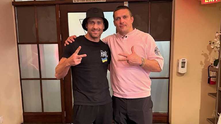 Олександр Гвоздик і Олександр Усик / Фото instagram.com/alex_gvozdyk Олександр Гвоздик і Олександр Усик / Фото instagram.com/alex_gvozdyk