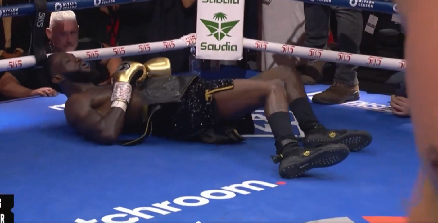 Деонтей Вайлдер / Скриншот трансляції