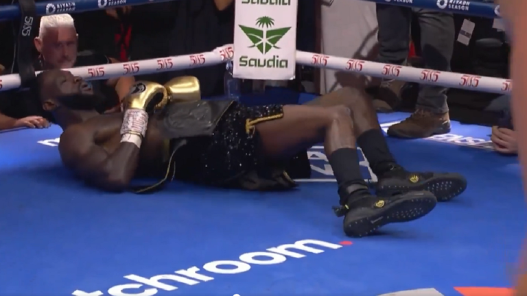 Деонтей Вайлдер / Скриншот трансляції Деонтей Вайлдер / Скриншот трансляції