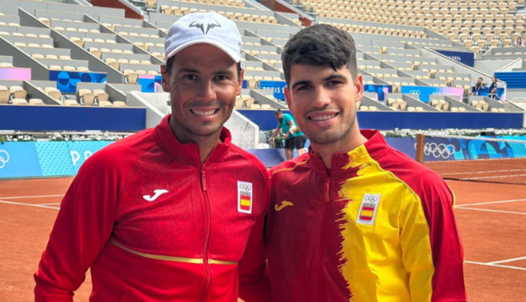 Надаль і Алькарас / Фото з X Надаль і Алькарас / Фото з X