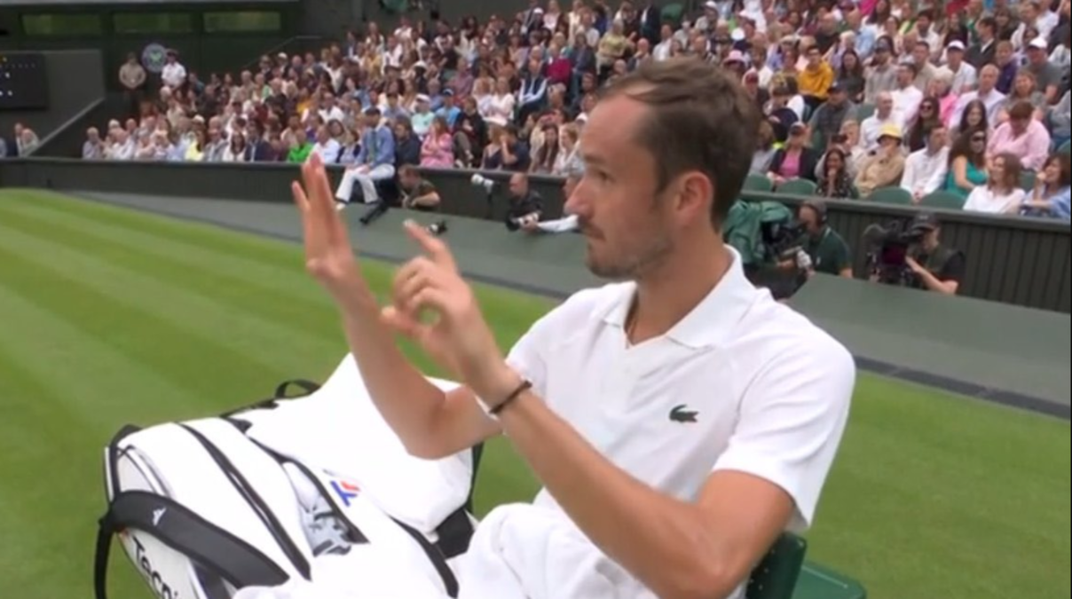 Даніїл Медведєв / Скріншот з відео