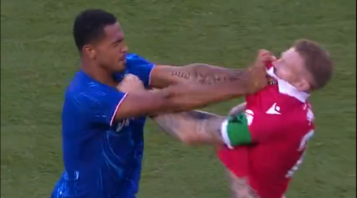 Драка Колвилла и Макклина / Скриншот из видео