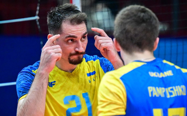 Сборная Украины по волейболу на тай-брейке проиграла награды Кубка претендентов