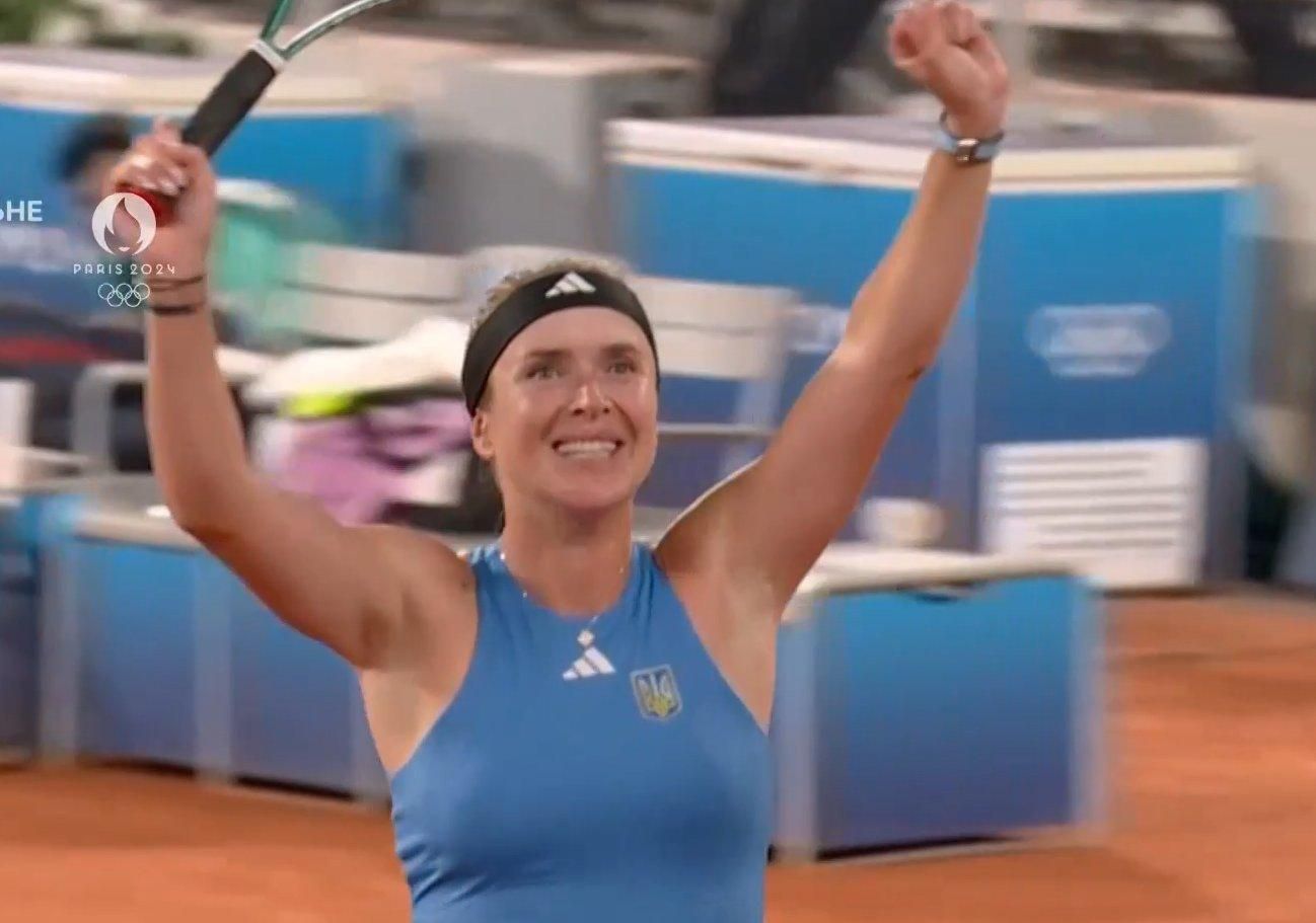 Еліна Світоліна / Скріншот з трансляції