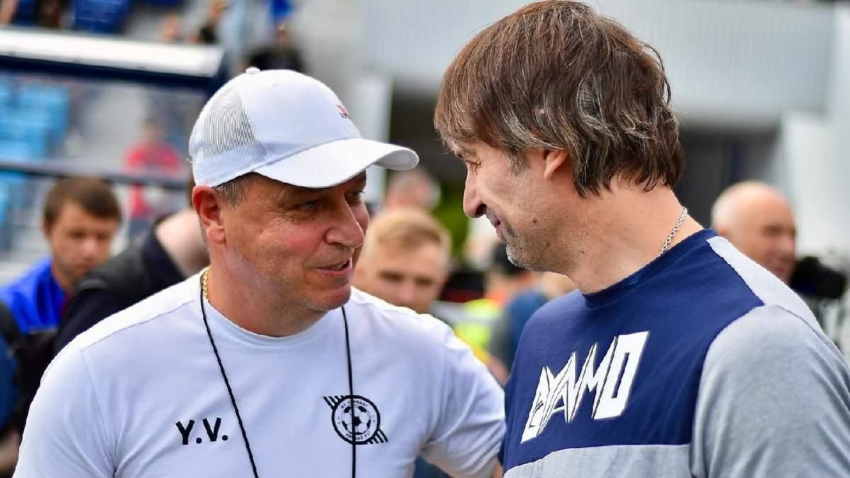 Юрій Вернидуб і Олександр Шовковський / Фото ФК Кривбас 