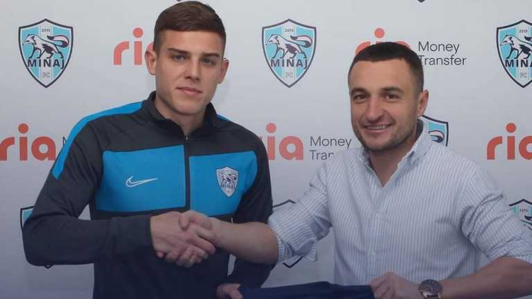 Олександр Петрусенко та Михайло Кополовець / Фото ФК Минай Олександр Петрусенко та Михайло Кополовець / Фото ФК Минай