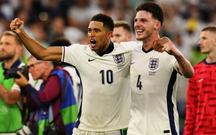 Джуд Беллінгем і Деклан Райс / Фото з Instagram Джуд Беллінгем і Деклан Райс / Фото з Instagram