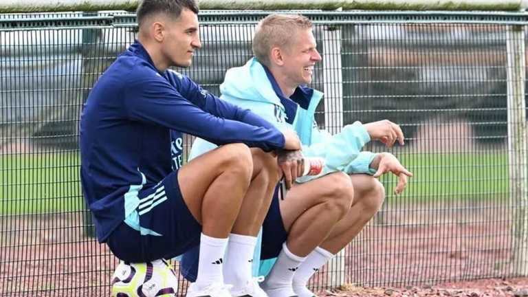 Якуб Ківйор та Олександр Зінченко / Фото ФК Арсенал Якуб Ківйор та Олександр Зінченко / Фото ФК Арсенал